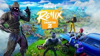 Fortnite RemiX chapter 2 Helicopter boat upgrade bench