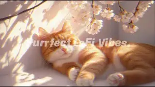 Calm Lofi Beats for Cat Caf&eacute; Vibes | Happy, Sweet, Spring Mood for Study & Work
