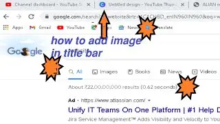 HOW TO CHANGE IMAGE IN TITLE BAR || OUR WEBSITE ||TAMIL||