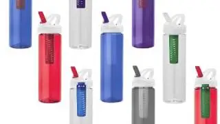 Imprinted Fruit Infuser Water Bottles