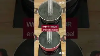 Save time and up to 50% energy with Vitrinor enameled steel