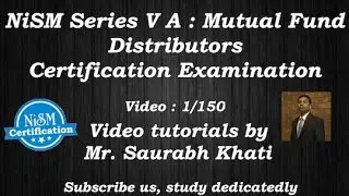NISM mutual fund exam  tutorial  : Unit 4 - Offer Document 1