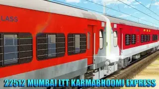 22512 Kamakhya - Mumbai LTT Karmabhoomi Express (PT)| Train Journey || MSTS || OPEN RAILS