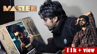 Master - Master the Blaster | @ThalapathyVijay | Vijay Drawing  | Master Drawing
