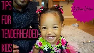 Easy Kids Hairstyle + Tips for Tender Headed Children