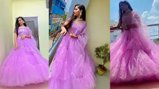 💯 mitar net se bnaya lehenga/4 layer lehenga cutting and stitching/designer lehenga cutting /