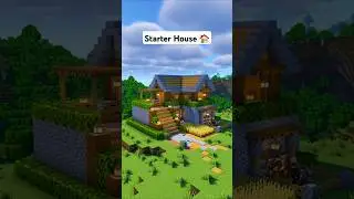Domek startowy do przetrwania w Minecraft 🏠 #minecraft
