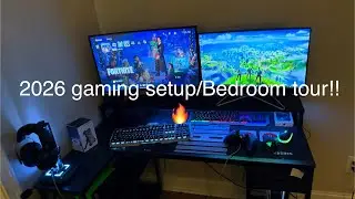 2026 gaming setup tour/ bedroom tour!!!