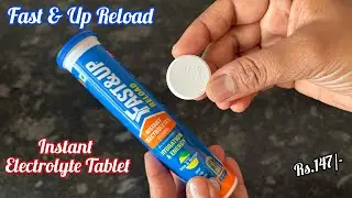 Fast & Up Reload Electrolyte Tablets Review | How to use Fast & Up Reload Tablets for Dehydration??