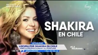 Seguimos a Shakira en la locura de su regreso a Chile LA MAÑANA