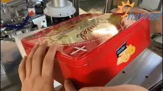 Biscuit Tape around machine,Tin container tape around machine,candy,nuts box Tape sealing machine