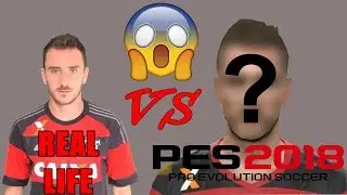 Compara&ccedil;&atilde;o de faces do Flamengo: PES 2018 VS. Real Life | Evolution Games