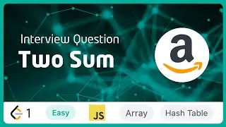 Two Sum - Leetcode 1 - HashMap - JavaScript