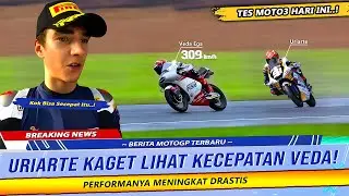 KECEPATANYA GEMPARKAN PADDOCK! VEDA PERMALUKAN PEMBALAP SPANYOL DI TES MOTO3 2026 HARI INI