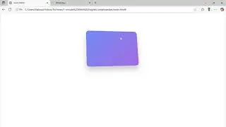 Make a 3D Tilt Card Hover with CSS in 4-minutes