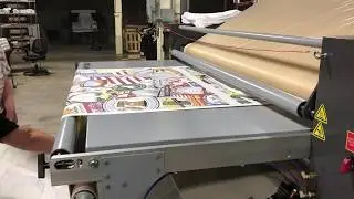 Rotary Press Demo - Mouse Pads and Blankets