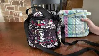 Switching Bags - Switching into Vera Bradley Mini Multi-Compartment Crossbody ~ Pastel Plaid