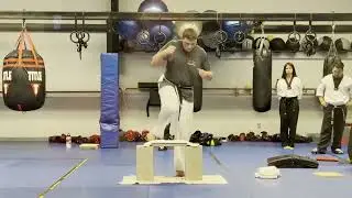 Taylor's Karate 11/15/2025 Archer Brick Breaking Foot