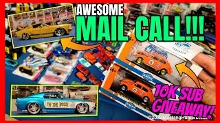(Mail Call) EPIC Hot Wheels Package for the 10k Sub giveaway | BigTimeMuscle Mustangs!!!
