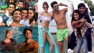 Sushant Singh Rajput HAPPY Moments with Kriti Sanon, Shraddha Kapoor, Sara Ali Khan, Jacqueline