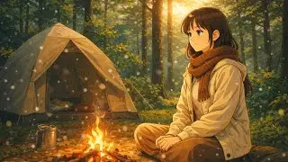 A Peaceful Camping Day - Ghibli-Style Studio #CampingLife #CozyCamping #NatureAmbience #GhibliStyle 