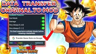 Dokkan Battle Original to Mod Data Transfer | Google Login 💥