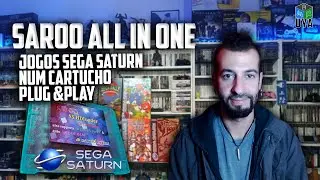 SAROO ALL IN ONE: Jogos SEGA SATURN num Cartucho Plug & Play