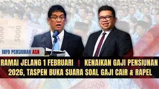 RAMAI JELANG 1 FEBRUARI ❗ Kenaikan Gaji Pensiunan 2026, TASPEN Buka Suara soal Gaji Cair & Rapel