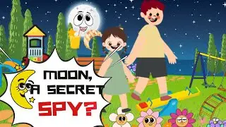 Why Does the Moon Follow Us? #mostpopular #animated #kids #shortstory