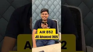 AIR 852 🔥 Paper Bigad Gaya Tha 🥹| JEE Advanced 2025 Result #shorts #esaral #iit #jee #motivation