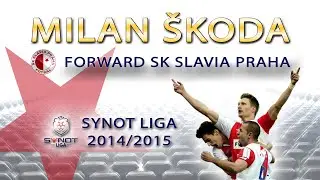 Milan &Scaron;koda - Synot liga 2014/2015 (goals, assists, shots)