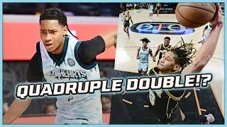 Rob Dillingham Gets SHIFTY & Almost Drops QUADRUPLE DOUBLE!?? Cold Hearts Vs Dreamerz Highlights 😳