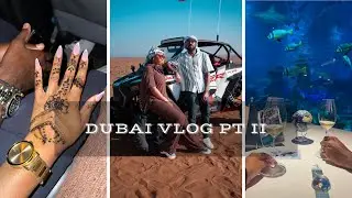 DUBAI VLOG PART II: DINNER IN THE DESERT, RIDING CAMELS, SPA DAY, & MORE