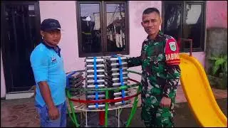 Babinsa Lemahwungkuk Monitoring dan Dampingi Pendistribusian Makan Bergizi Gratis