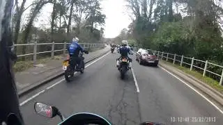 Bikers of Hampshire Big Ride Out!! | Motovlog - Suzuki SV650 | QuinceyRider