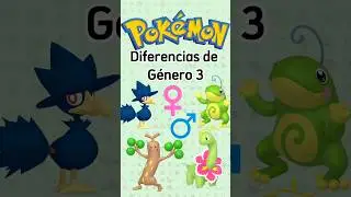 Pok&eacute;mon with Gender Differences | Part 3 #pokemon #pok&eacute;mon #anime #nintendo #gameplay