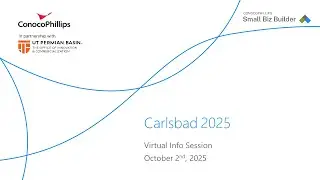 ConocoPhillips Small Biz Builder 2025  Carlsbad Info Session