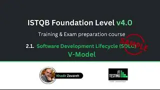 ISTQB Foundation Level Certification (CTFL) course - V-Model