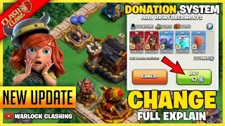 New Update Coc - Spring 2022 Update - Add New Features Coc - Donation System Change In Home Village.