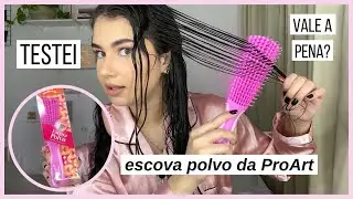testei ESCOVA POLVO da ProArt WONDER CURLY | Ana Moraes