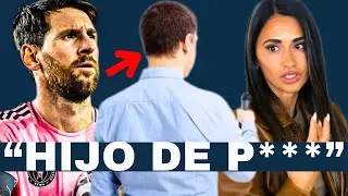 ¡MIRA SU REACCIÓN! 😡 Messi encaró al periodista que empujó a Antonela ¡No perdonó!