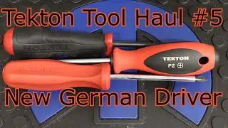 Поставка инструментов Tekton №5: Новые отвертки из Германии?!