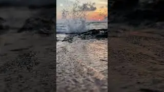 Sunset time |Beach vibe | Calm. #sunset #beach #mood #calmmusic #relaxing