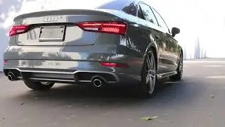 JHM MQB AWD Catless Downpipe With Stock Cat-back Exhaust Sound (2017 A3 2.0T DSG)