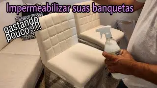 Como impermeabilizar Banquetas em linho, gastando pouco, faça você mesmo