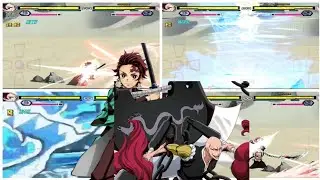Download Char Tanjiro Kamado + Assist Ikkaku Bankai | Bleach Vs Naruto 3.3