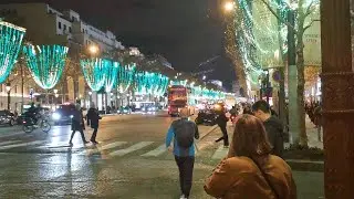 Paris ve Şanzelize caddesi yeni yıla hazır..