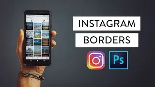 How to get BORDERS on your INSTAGRAM PHOTOS...