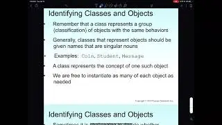 OOD 2 - Establishing Classes and Objects