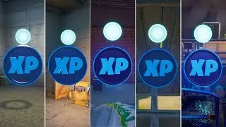 All 12 Blue XP Coins Locations in Fortnite (week 1-5)! - Chapter 2 Season 2